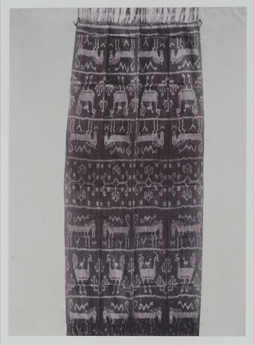 Ikat textilee from Sumba, KITLV 5639