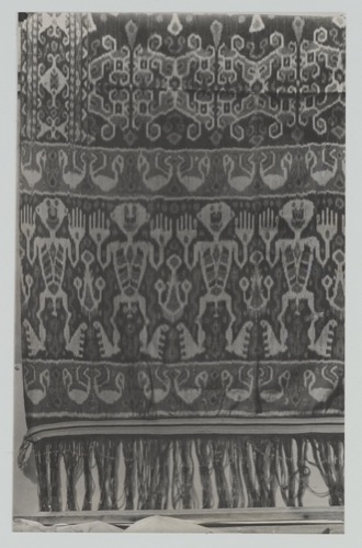 Cotton ikat textilee from Sumba, KITLV 5636