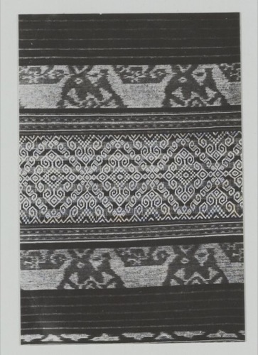 Lau kombu ikat textilee from Sumba, KITLV 5630